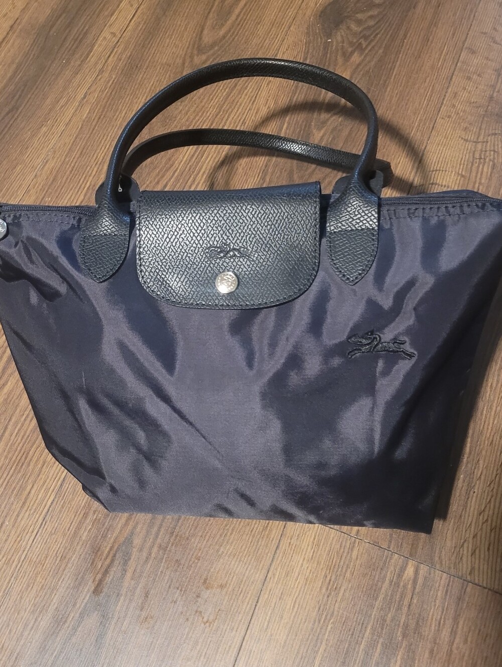 Longchamp Le Pliage Medium Nylon Tote Bag in Black - Picture 6 of 7